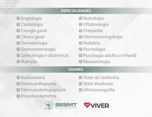 Novas Especialidades através da Rede Credenciada